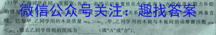 青桐鸣 2024届普通高等学校招生全国统一模拟招生考试 4月联考(高三)(4月)英语