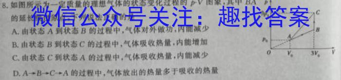 2024届炎德英才大联考长郡中学高三月考(一)f物理