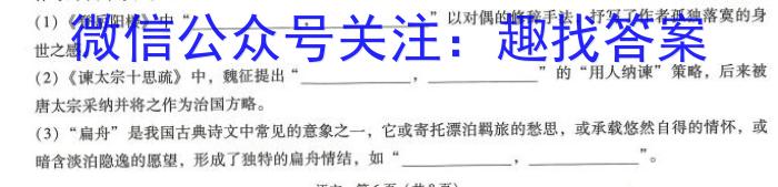 如皋市2024届高三上学期8月诊断测试语文