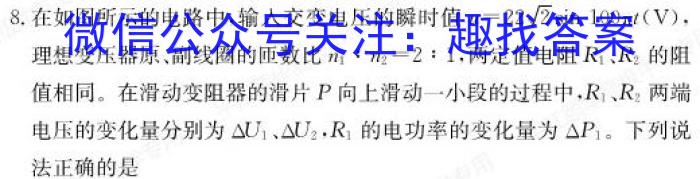 安徽省2023-2024学年九年级第一学期阶段练习四数学