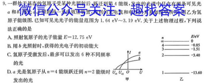 天壹名校联盟2024年普通高中学业水平选择性考试冲刺压轴卷(一)数学