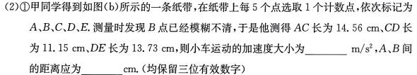 2024年湖南省十三市州初中毕业学业考试调研作业（一）数学.考卷答案