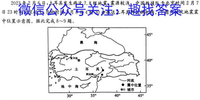 湖南省2023-2024学年度高三一轮复习摸底测试卷（一）政治~