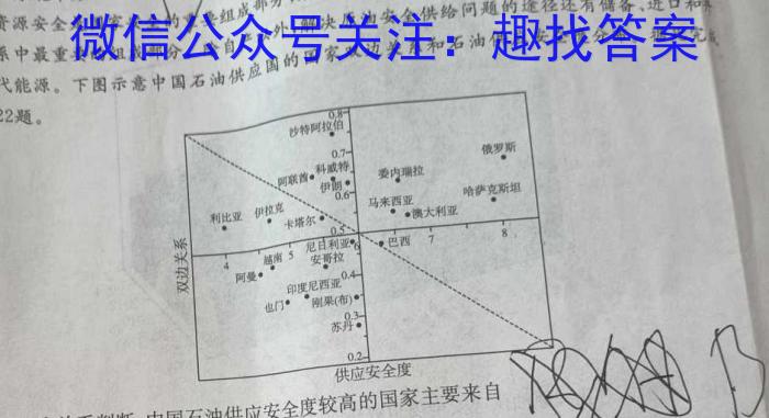 ［衡水大联考］2024届广东省新高三年级8月开学大联考化学试卷及答案（政治）