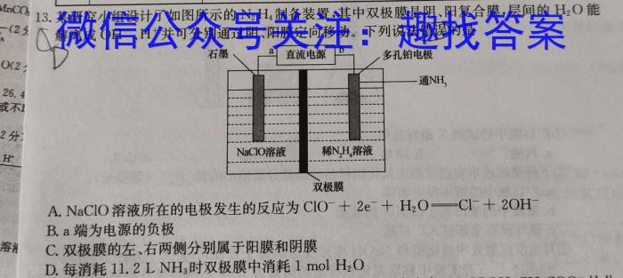 1山西省大同市2023年七年级新生学情监测化学