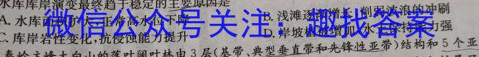 2024届江苏省南京市师范大学附属中学高三暑假检测q地理