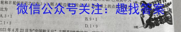 1号卷·A10联盟2025届高三上学期8月底开学摸底考数学