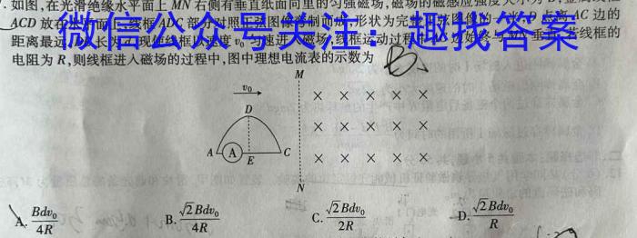 安徽省2024年中考密卷·先享模拟卷（三）数学