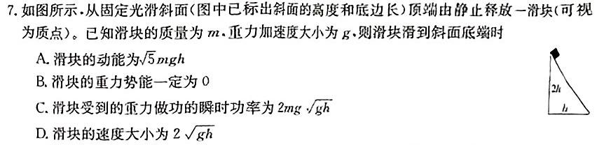 2024年普通高等学校招生统一考试冲刺预测押题卷(一)1数学.考卷答案