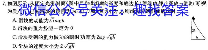 甘肃省2024年九年级中考模拟试卷(5月)数学