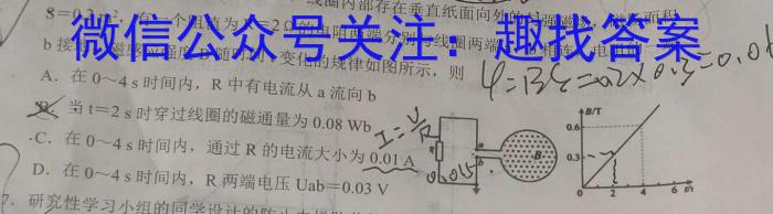 炎德·英才大联考2025届高二年级8月入学联考.物理