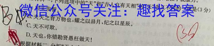 2024届湖北省高三8月联考(24-03C)语文