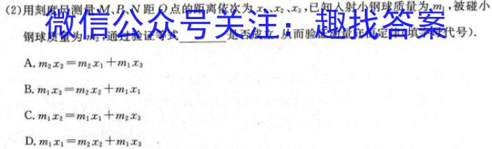 陕西省2023-2024学年秋季高二开学摸底考试(8171A)(2023.8)物理.