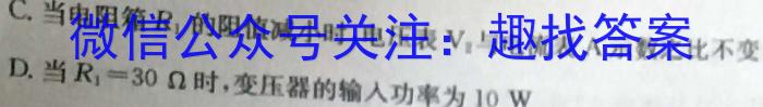 河北省2024届九年级阶段评估(一) 1L R物理`