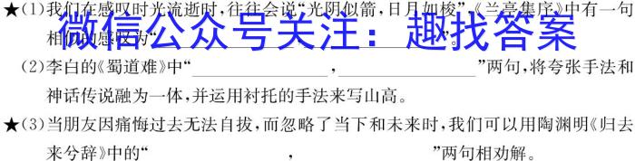 2024届炎德英才 名校联考联合体高三第二次联考(9月)/语文