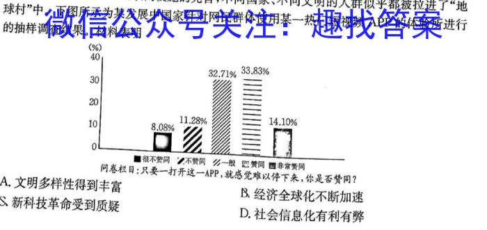 陕西省2023-2024学年秋季高二开学摸底考试（8171A）历史