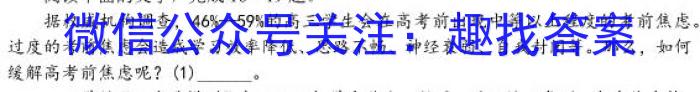 安徽省2023～2024学年九年级开学摸底练习语文