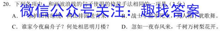 [今日更新]山西省2023-2024学年度九年级第一学期期中学情调研（A）语文