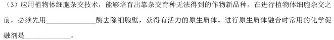 江西省2024届重点名校新高考9月联考生物