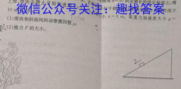 2024届江苏省苏南名校高三上学期9月抽检调研l物理
