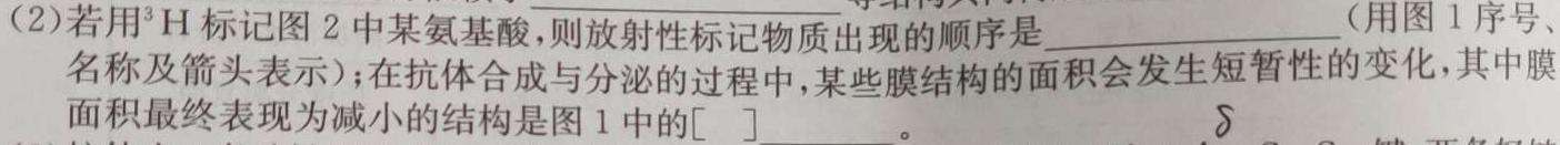 佩佩教育2024年普通高校招生统一考试 湖南10月高三联考卷生物