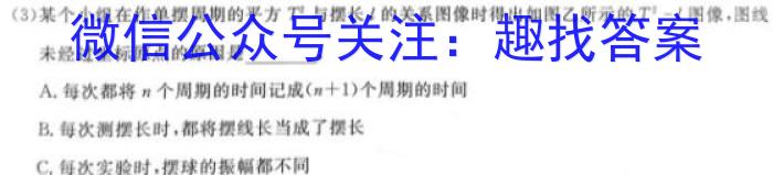 炎德英才大联考长郡中学2024届高三月考试卷(二)q物理
