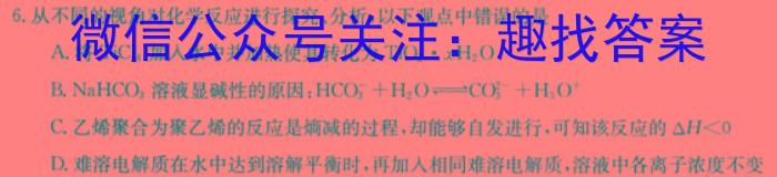 3山西省九年级2023-2024学年新课标闯关卷（六）SHX化学