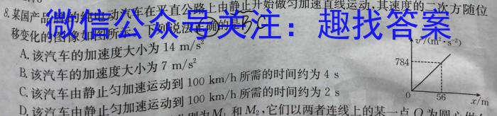 [今日更新]河南省普高联考2023-2024学年高三测试(二).物理