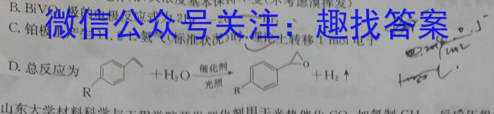 q云南省2024届高二月考试卷(24-27B)化学
