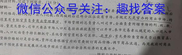 2024届河南省高三阶段性考试(24-68C)历史