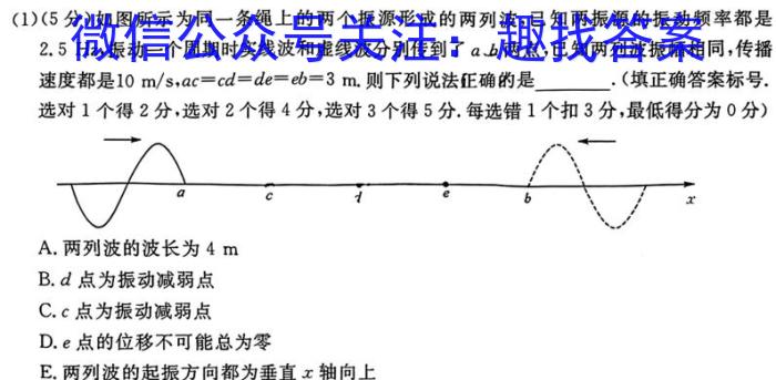 山西省长治市2024届高三年级9月质量检测l物理