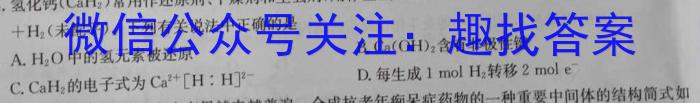 12024届云南师大附中(贵州卷)高考适应性月考卷(黑白黑白黑白黑黑黑)化学