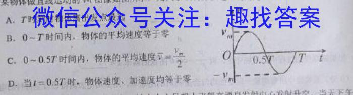 辽宁省名校联盟2023-2024学年高二上学期10月联合考试l物理