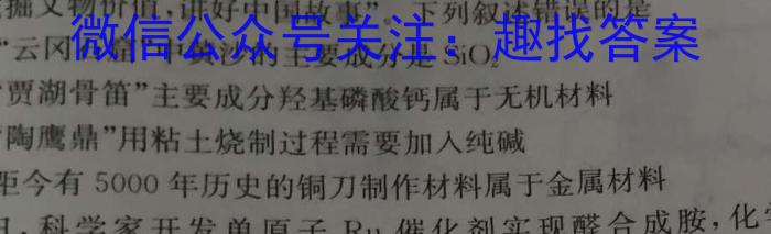 j陕西省2024届九年级教学质量检测A化学