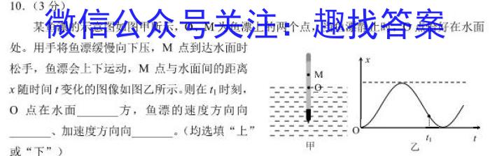 [今日更新]河南省2024届九年级阶段评估（一）【1LR】.物理