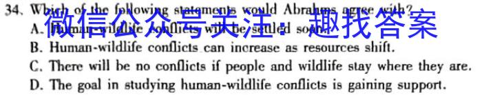 山西省九年级2023-2024学年新课标闯关卷（四）SHX英语
