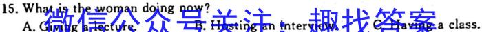 安徽省2023-2024学年九年级上学期教学质量调研一英语