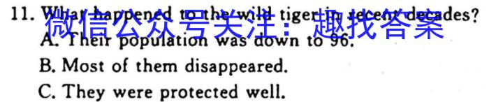 河北省新时代NT教育2023-2024学年第一学期9月高三阶段测试卷英语