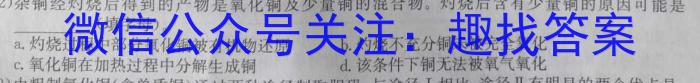 1衡水金卷·2024届高三年级10月份大联考（新教材）化学