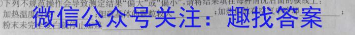 q广东省2024届九年级期中综合评估 2L R化学