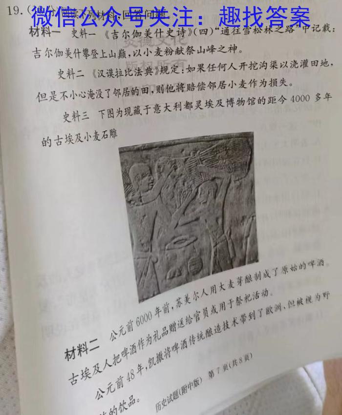 江西省赣州市2023-2024学年第一学期七年级期中质量检测&政治