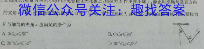 2023-2024衡水金卷先享题月考卷高三 四调l物理