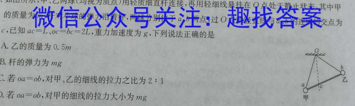 安徽省2024届皖南八校高三第一次联考(HD)l物理