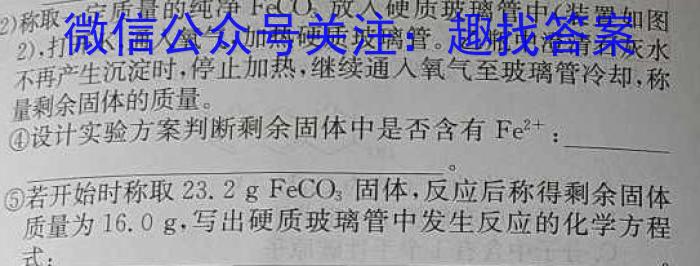 q2024届全国名校高三单元检测示范卷(五)5化学