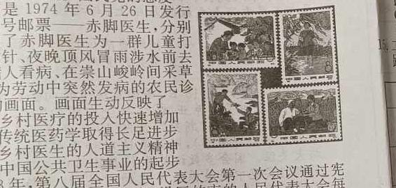 江西省2024届九年级初中目标考点测评（十）历史