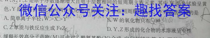 q西南·云师大附中2024届高三11月月考（白黑白白白黑白黑）化学