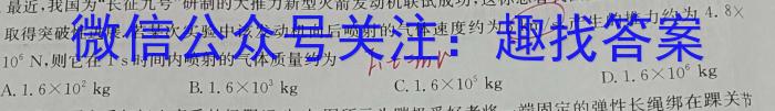 山西省2024年中考总复习预测模拟卷（二）f物理