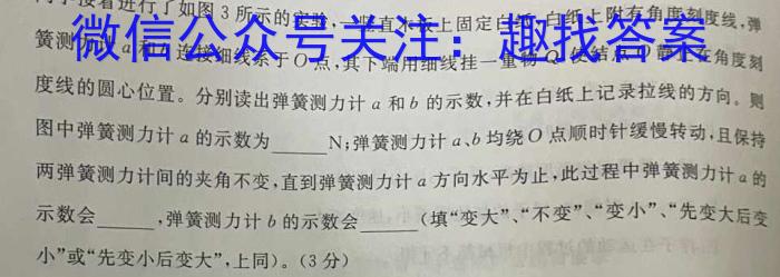 2024年广东省初中学业水平模拟考试押题卷(二)2物理试题答案