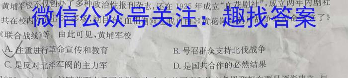 佩佩教育2024年普通高校招生统一考试 湖南10月高三联考卷历史