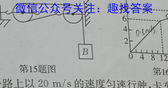 江西省2023-2024学年度九年级阶段性练习（一）l物理